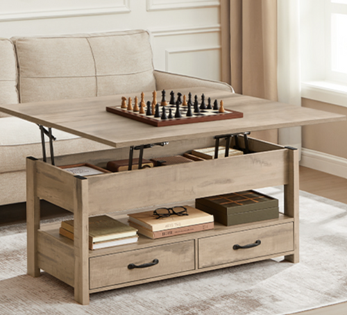 Table de salon relevable